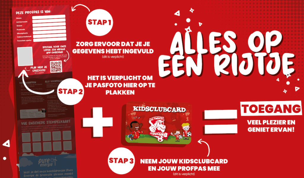 Kidsclub profpas